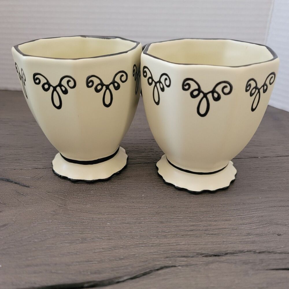 Bon Bonniere by Chaleur Teacup Set Coconut Buttercreme Retired